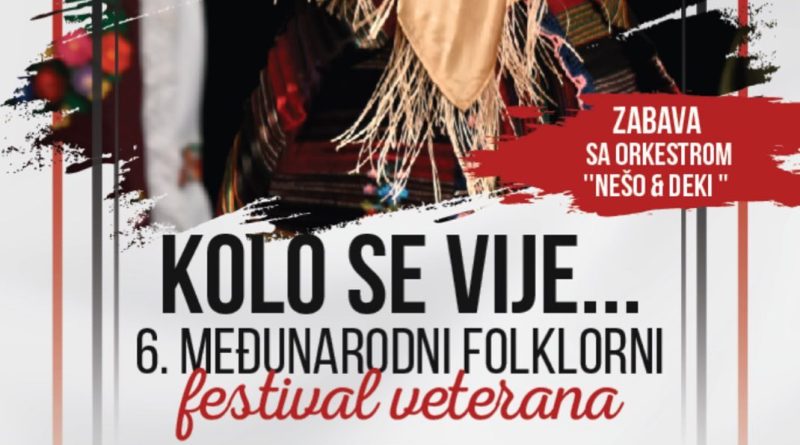 Sutra se u Kranju u Sloveniji održava šesti po redu Međunarodni folklorni festival veterana